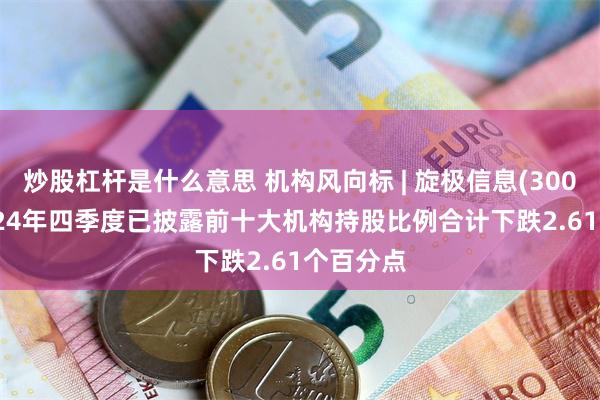 炒股杠杆是什么意思 机构风向标 | 旋极信息(300324)2024年四季度已披露前十大机构持股比例合计下跌2.61个百分点